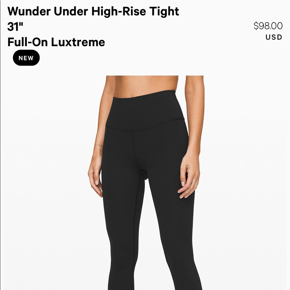 Lululemon Wunder Under High-Rise Tight 31”